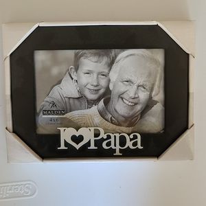 I❤papa picture frame